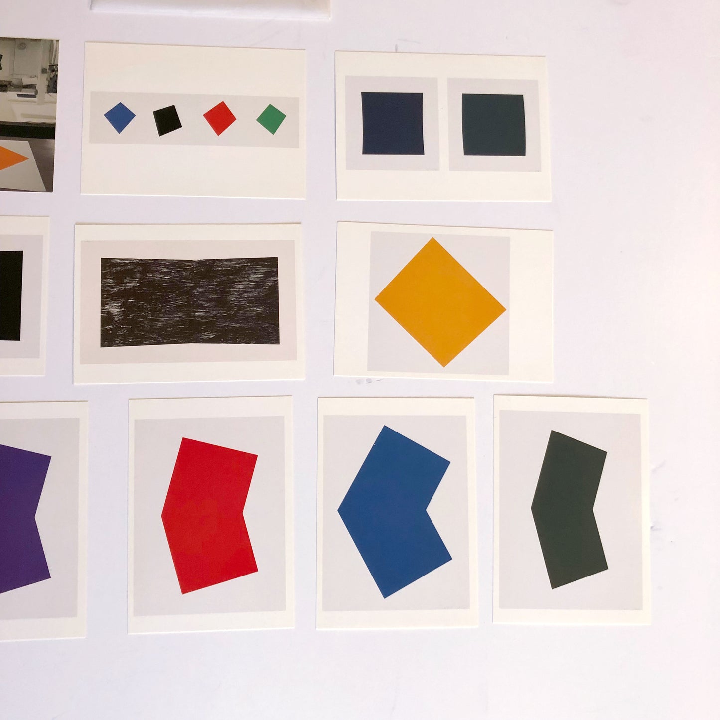 Ellsworth Kelly 2001 Set 11 Miniature Color Offset Lithographs