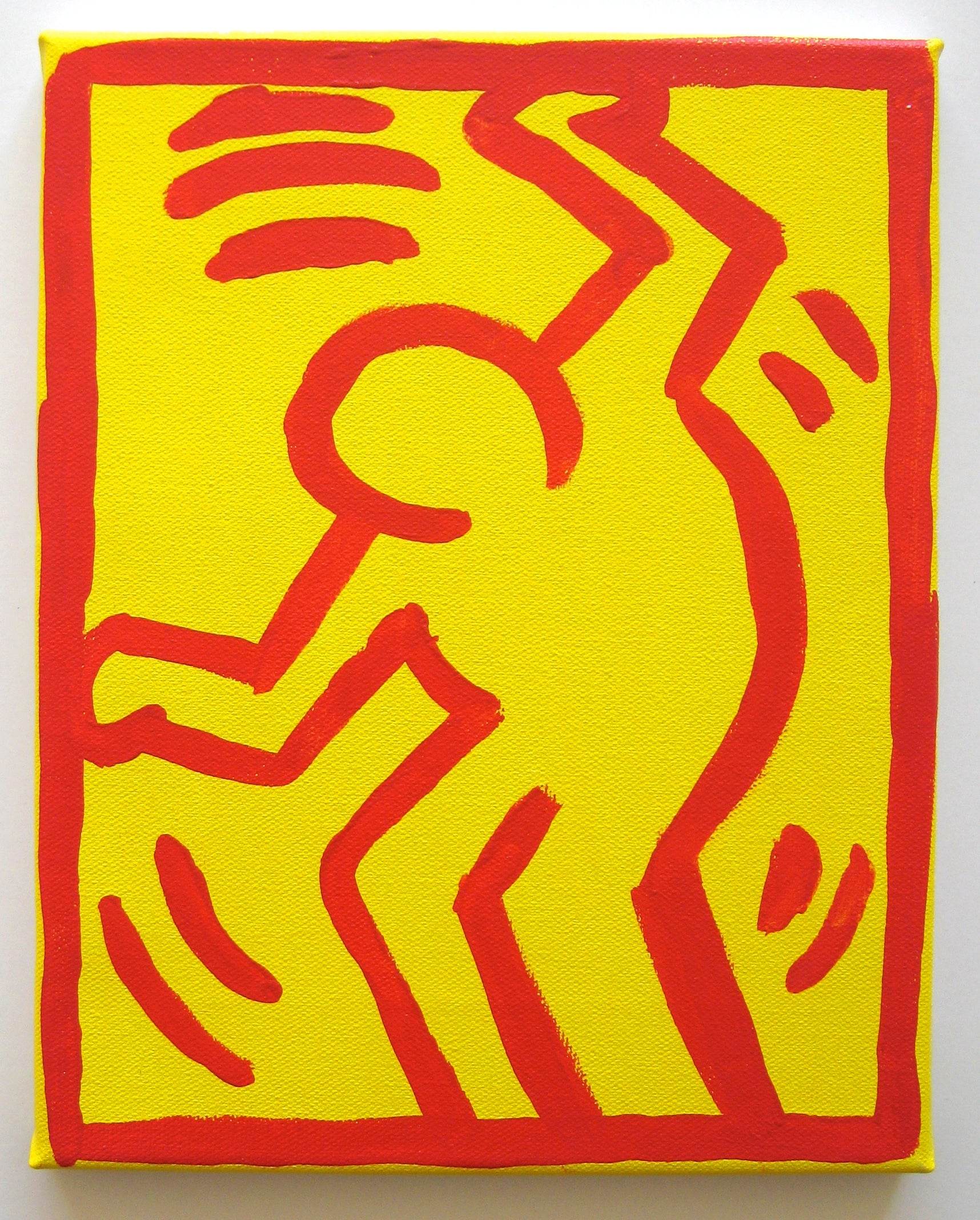 Eric Ringer Eric Doeringer Keith Haring, 1982 Bootleg Series Appropriation Canvas ...