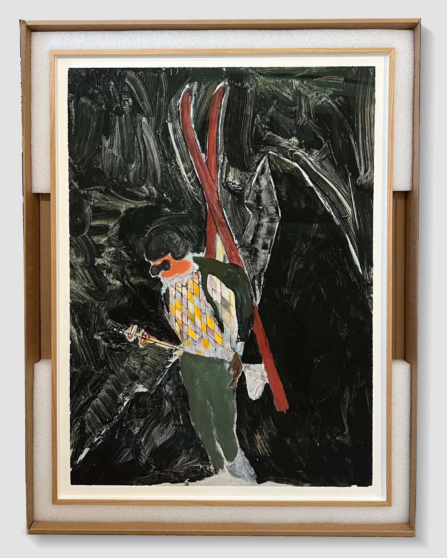 Peter Doig D1-5 Alpinist Night Large Giclée Limited Edition In Original Packing Crate 
