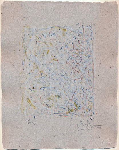 Jasper Johns 0 Through 9, 1977 ULAE 190 Numbers Signed Ltd Ed Lithograph