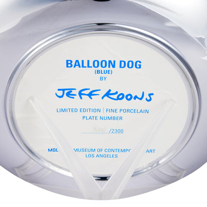 Verso of Jeff Koons Blue Balloon Dog, 2002 