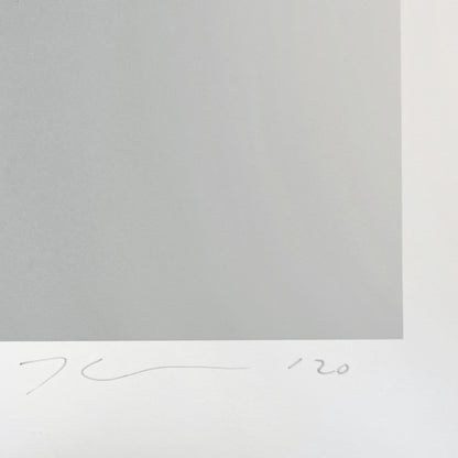 Jeff Koons Signature & Date lower right recto Jeff Koons Balloon Flag, 2020 Archival Pigment Print signature detail