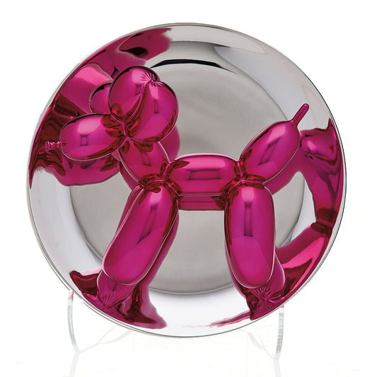 Jeff Koons Magenta Balloon Dog, 2015 Multiple Original Publisher's Box Never Displayed Handled