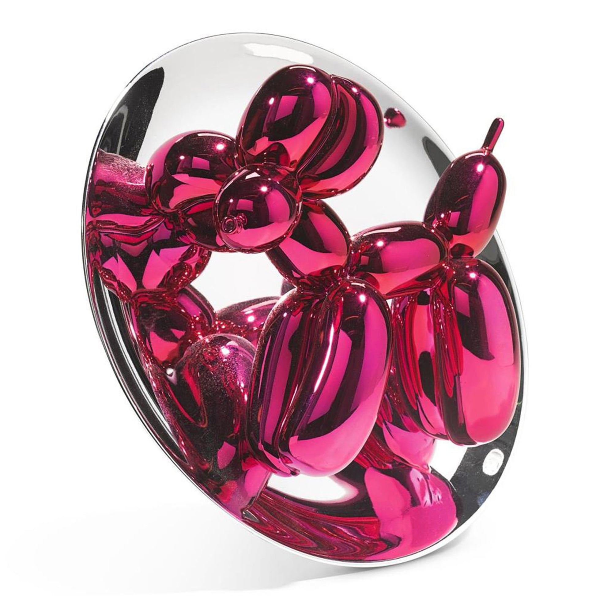 Jeff Koons Magenta Balloon Dog, 2015 Multiple Original Publisher's Box Never Displayed Handled