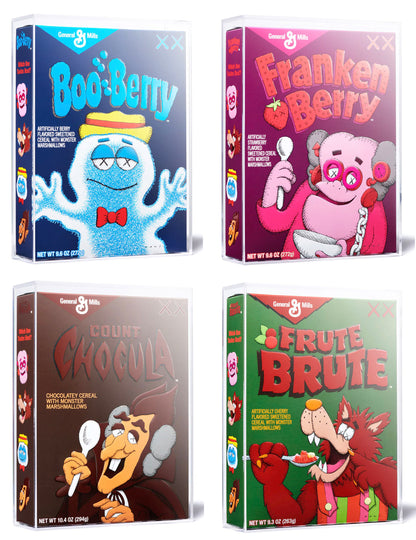 Kaws Monsters (Boo Berry, Count Chocula, Franken Berry, Frute Brute) 2022