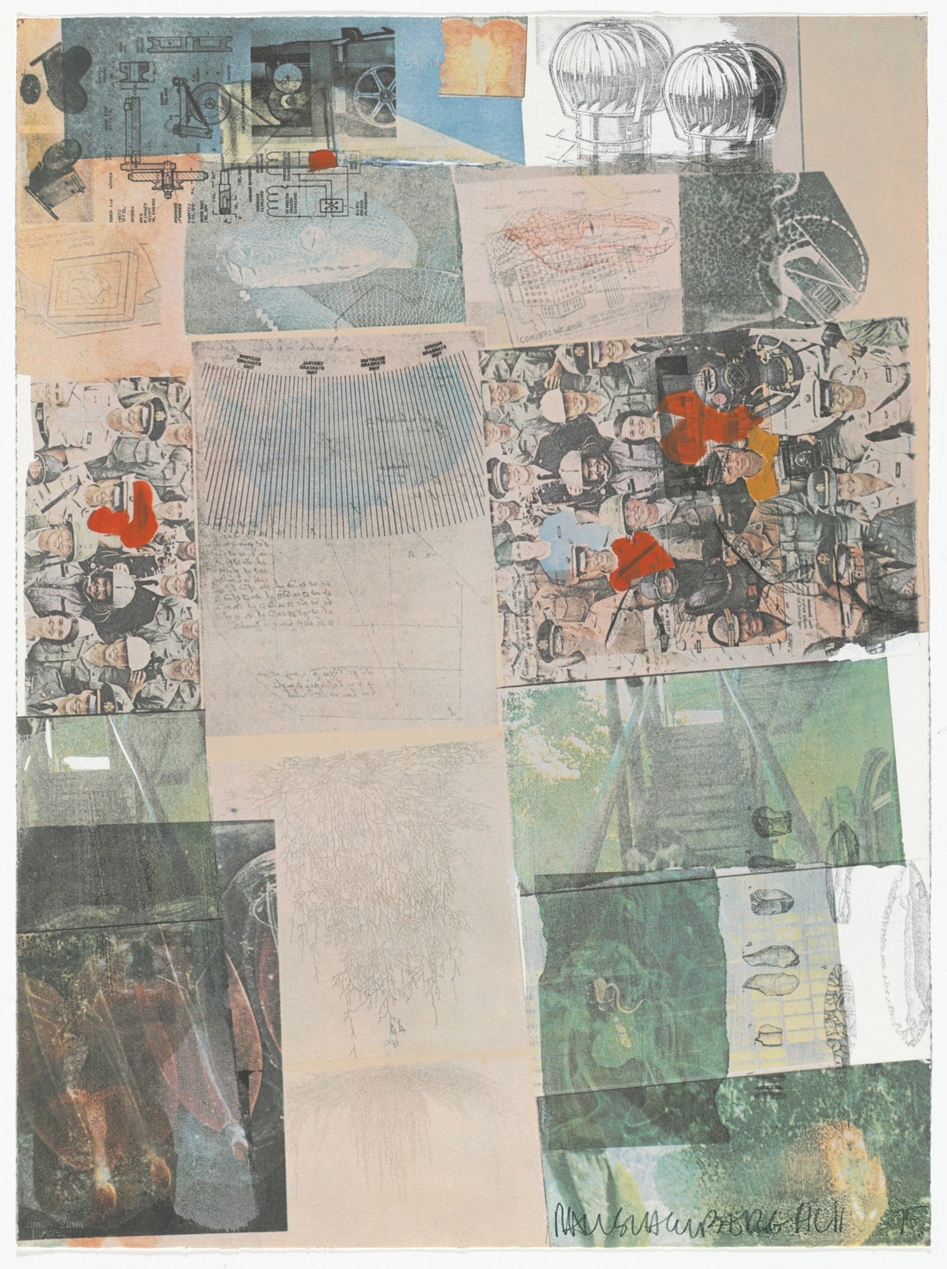 Robert Rauschenberg Deposit, 1975 Color Screenprint full sheet