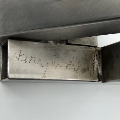 Tony Rosenthal T-Square, 1975 Unique Signed Welded Stainless Steel Maquette Signature on Base