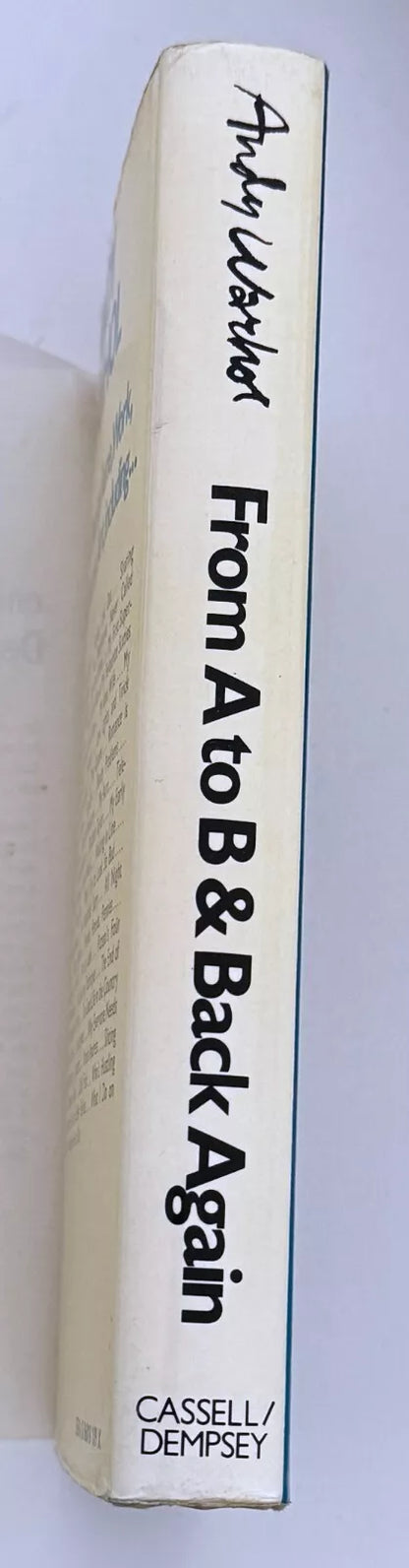 Andy Warhol The Philosophy of Andy Warhol 1975 Signed 1st UK Ed