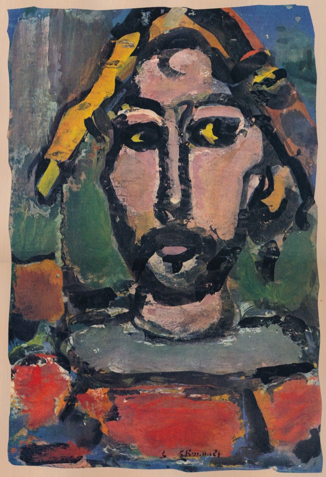 George Rouault Divertissement, 1943 Portfolio 15 Offset Color Lithographs