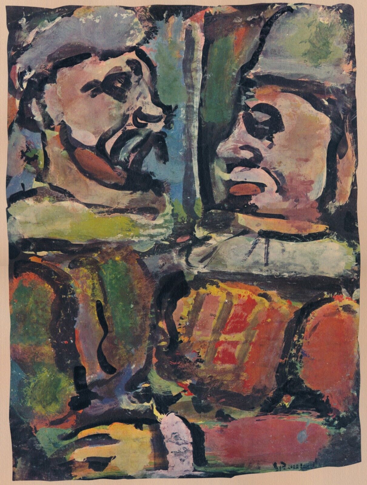 George Rouault Divertissement, 1943 Portfolio 15 Offset Color Lithographs