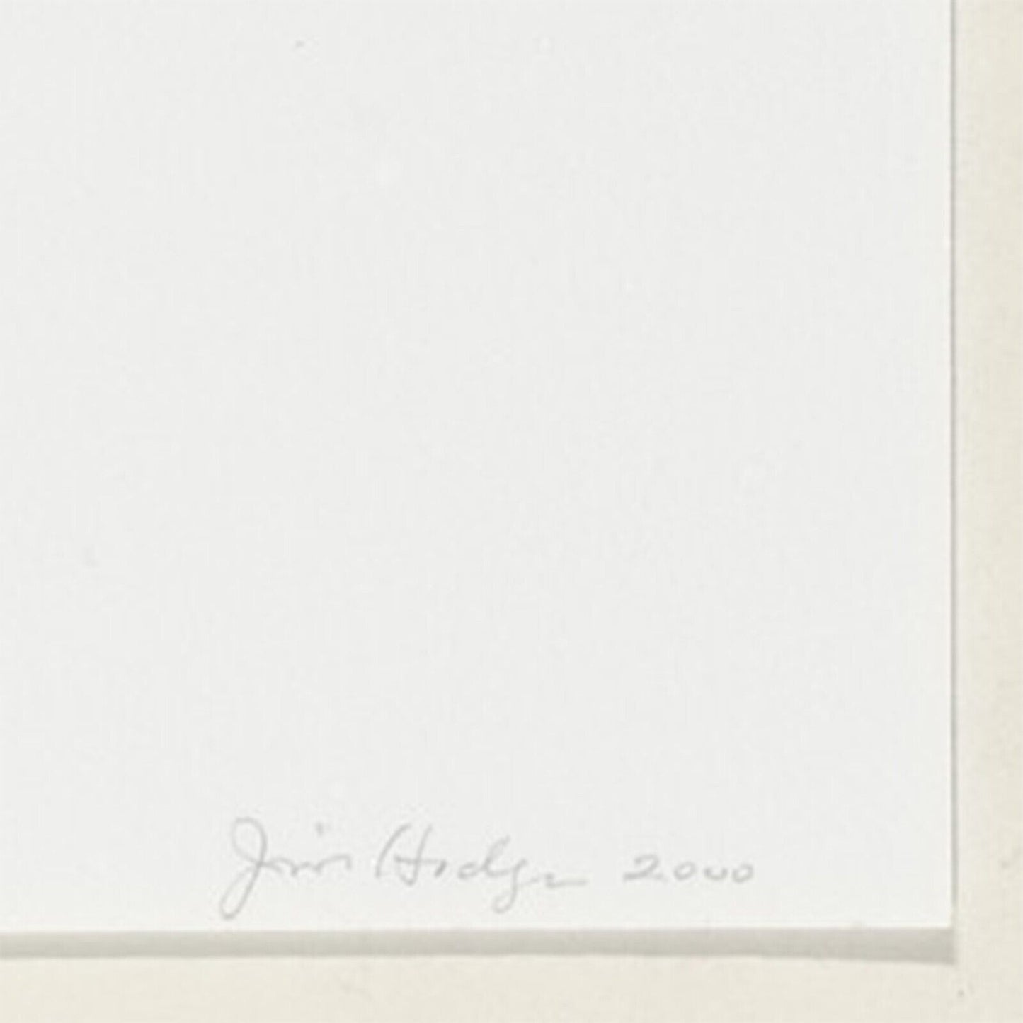 Jim Hodges Really, 2000 Double-Sided Iris Print pencil signature and date