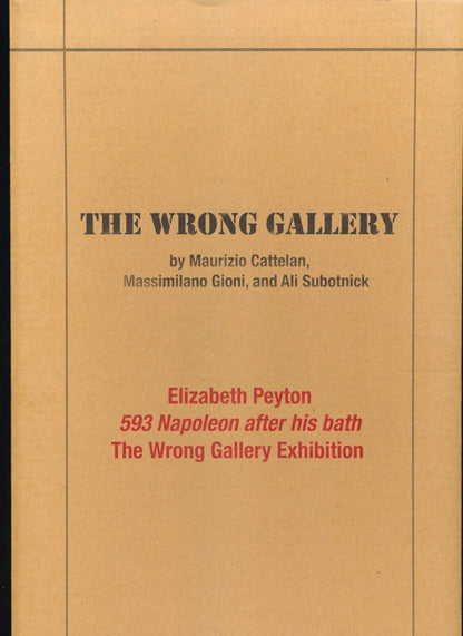 Elizabeth Peyton 593 Napoleon After His Bath, 1991-2006 detail of box cover