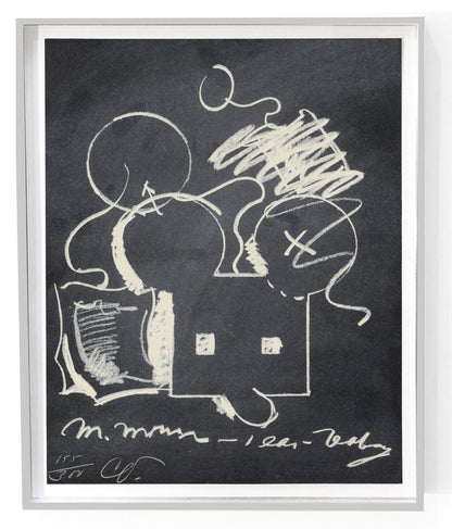 Claes Oldenburg M. Mouse-1 Ear-Tea Bag 1973 Signed Screenprint Lithograph