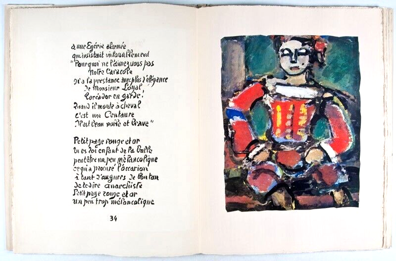 George Rouault Divertissement, 1943 Portfolio 15 Offset Color Lithographs