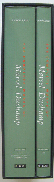 The Complete Works of MARCEL DUCHAMP by Arturo Schwarz, 1997 side view in slipcase