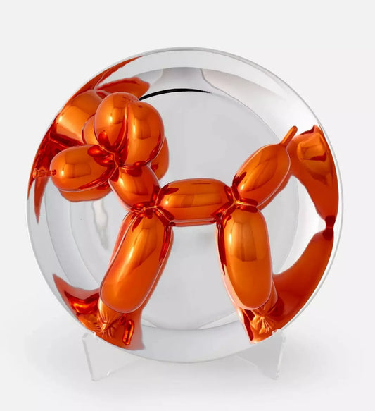 Jeff Koons Orange Balloon Dog, 2016