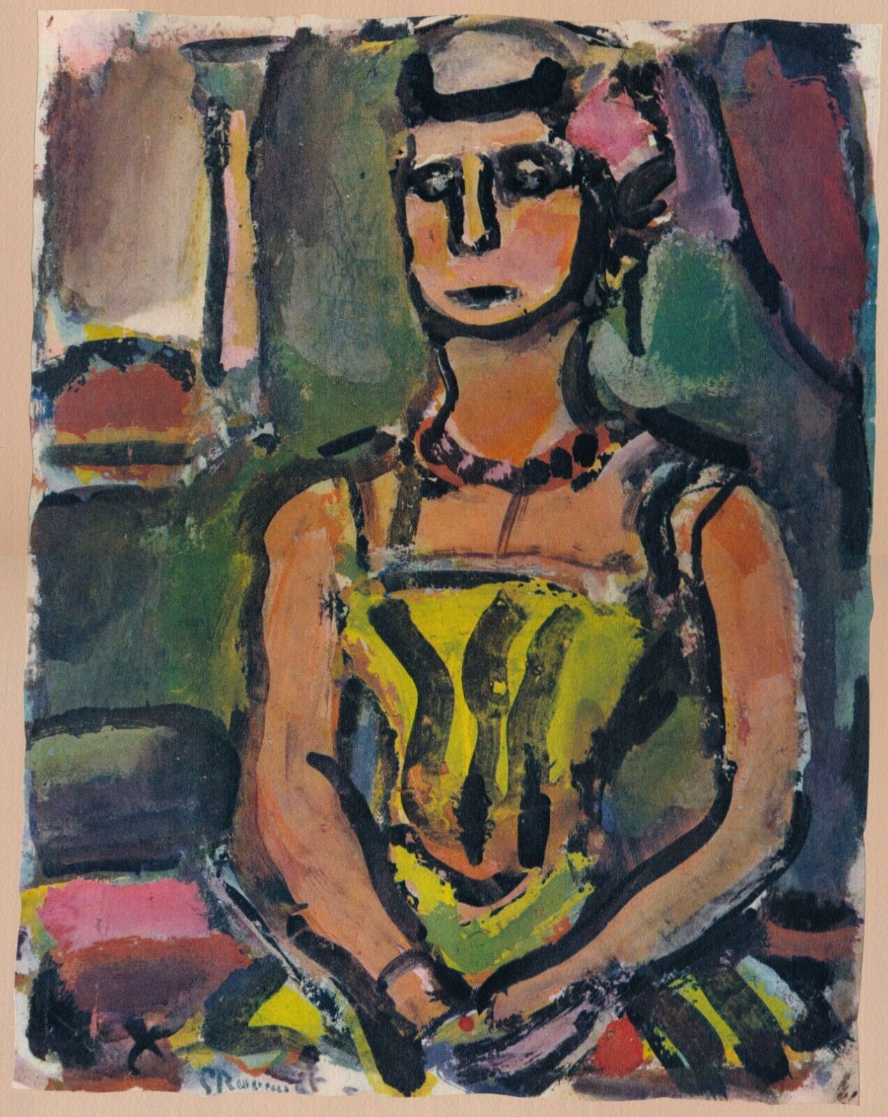 George Rouault Divertissement, 1943 Portfolio 15 Offset Color Lithographs