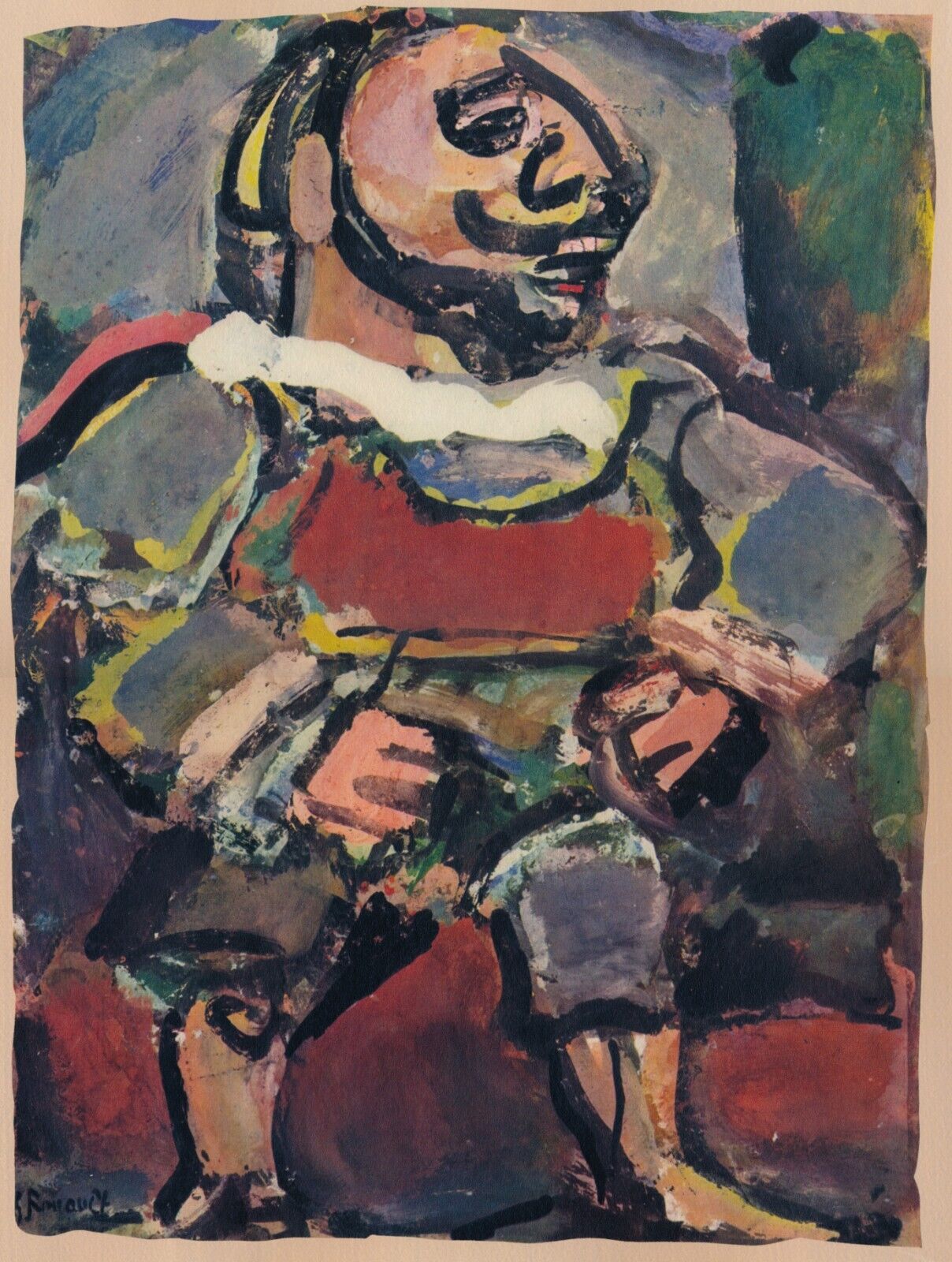 George Rouault Divertissement, 1943 Portfolio 15 Offset Color Lithographs