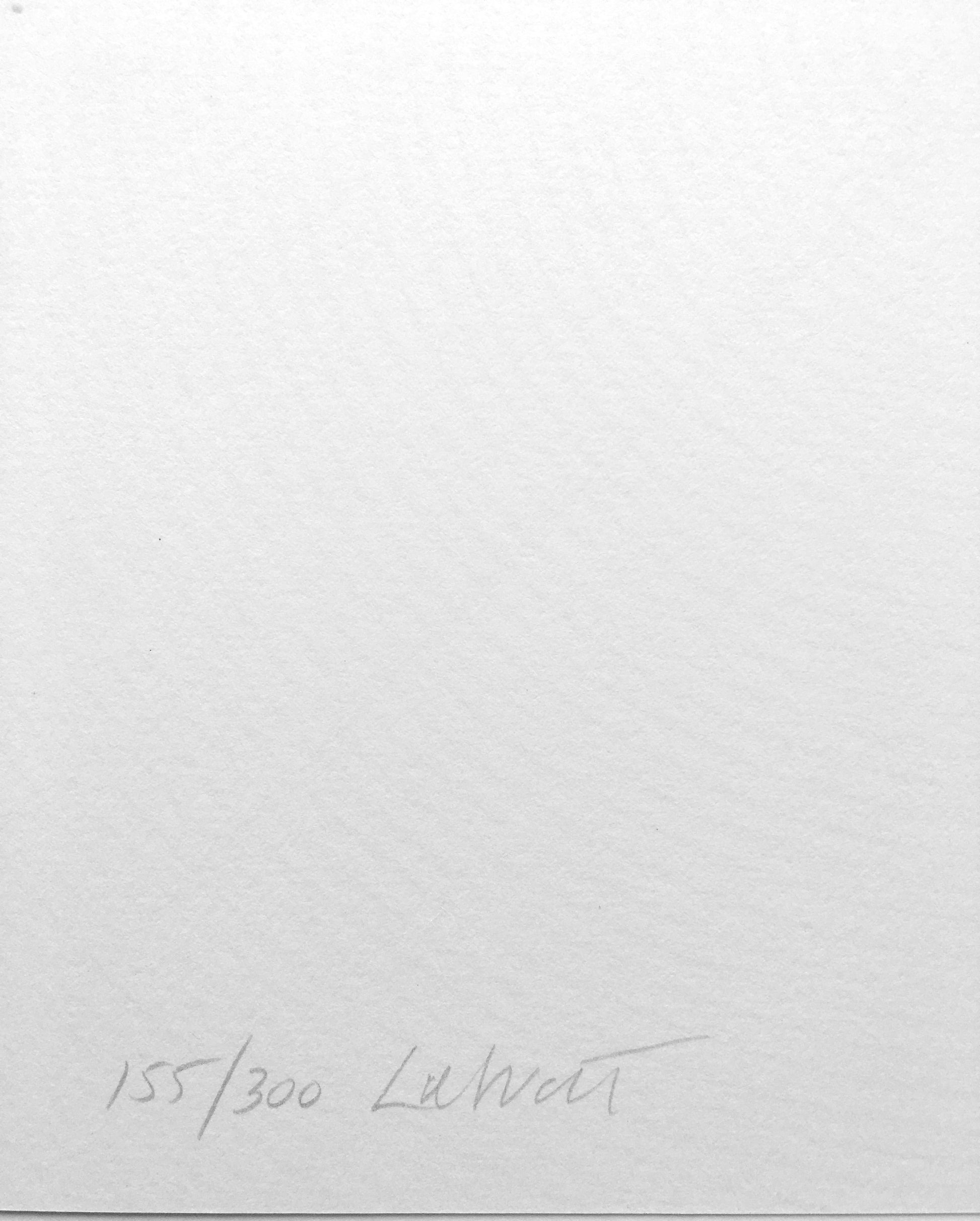 Sol Lewitt Circles, 1973 Lithograph detail of edition number and signature