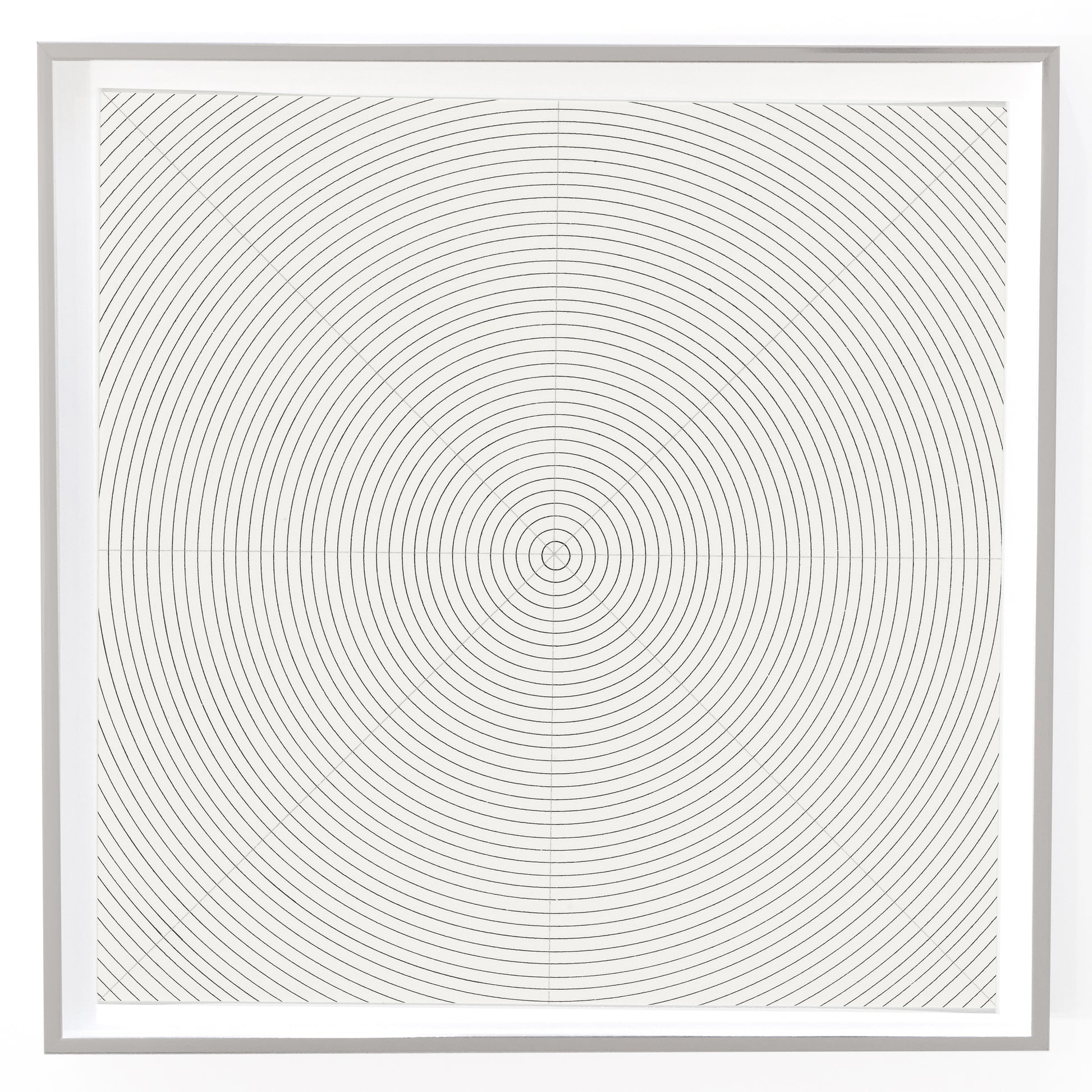 Sol Lewitt Circles, 1973 Lithograph Signed Numbered Ltd Ed Framed