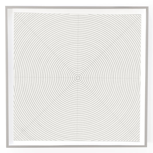 Sol Lewitt Circles, 1973 Lithograph Signed Numbered Ltd Ed Framed