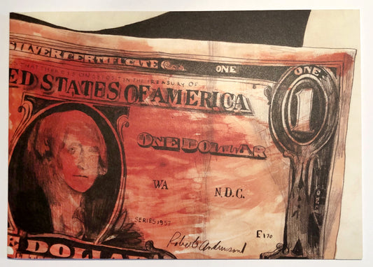 Andy Warhol One-Dollar Bill 2016 Offset Color Litho Framed